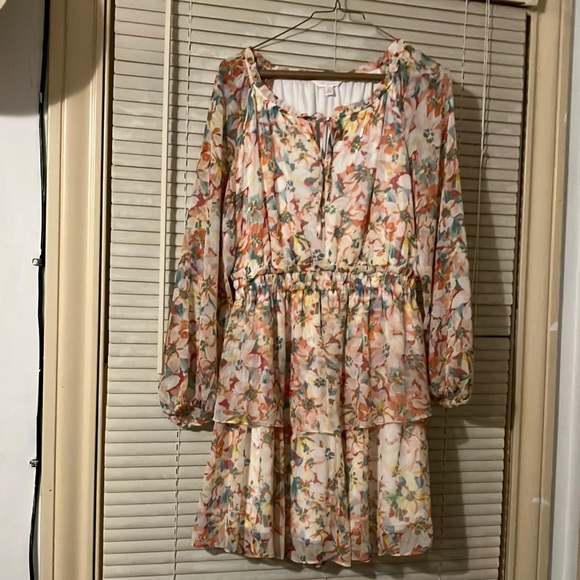 Lauren Conrad floral dress sz S - Picture 2 of 7